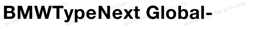 BMWTypeNext Global字体转换